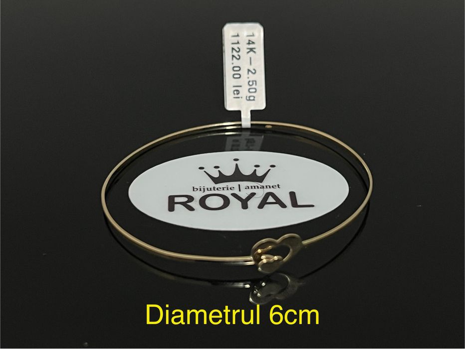 Bijuteria Royal CB : Bratara dama aur nou 14k 2,50gr