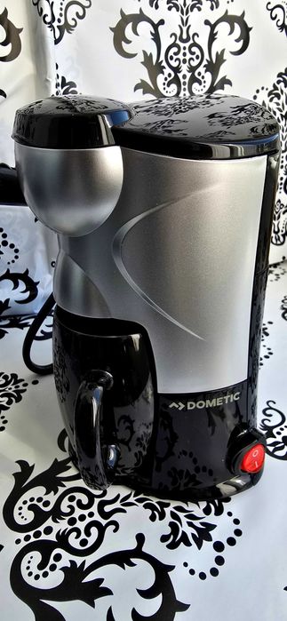 Cafetiera auto WAECO, Pentru 1 cana, 24V, 180W, Negru/Gri