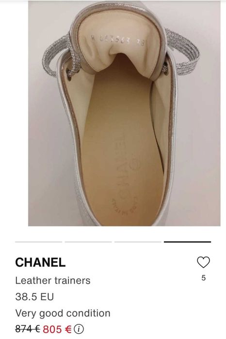 Vand adidași Chanel!