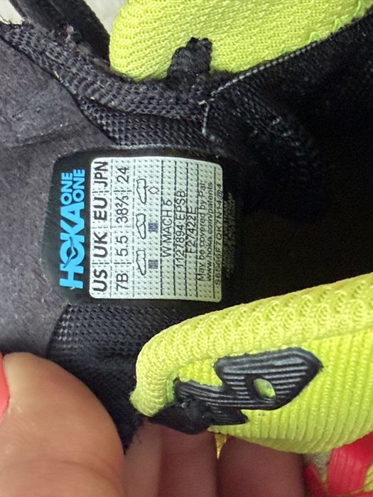 Hoka W Match 5 жестоки дамски сникърси наситени цветови нови 38 2/3