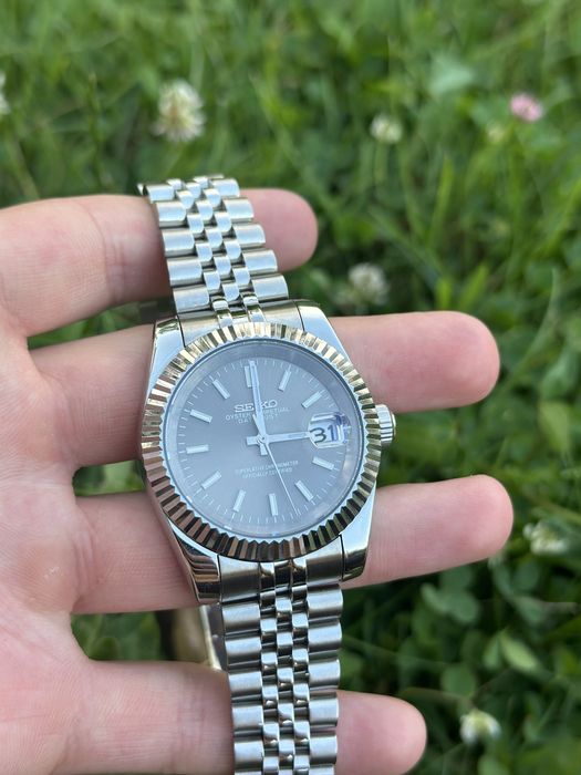 Seiko mods date just