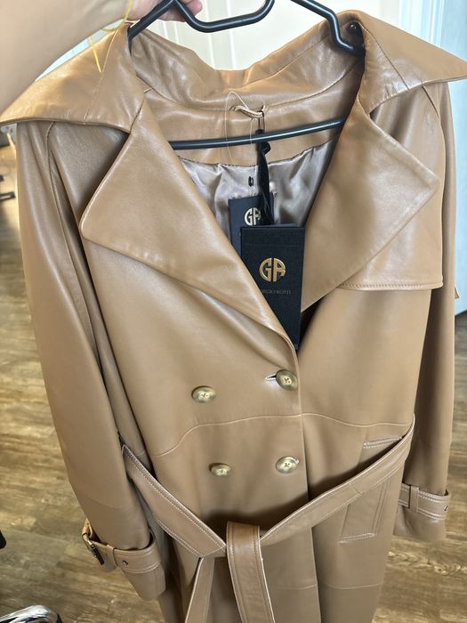 Кожаный плащ Турция