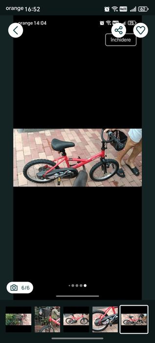 Bicicleta copii b-twin