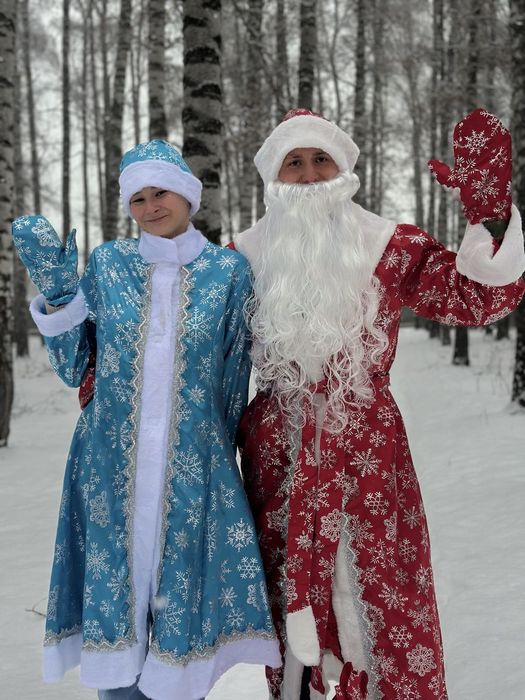 Костюмы в аренду Дед мороз и Снегурочка