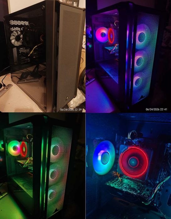PC Complet Ryzen 2700x 16gb ddr4 Rx580 Phantom NVMe Ultra Corsair ARGB