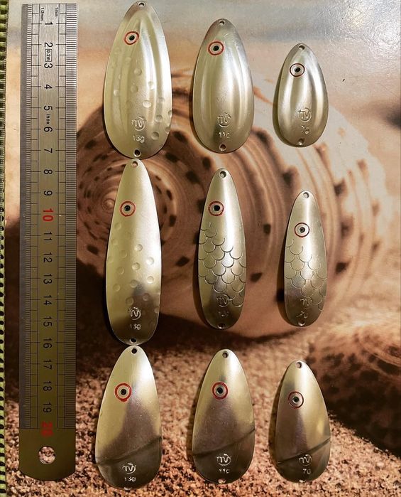 Momeli artificiale (pescuit spinning): Lingurițe rotative și Oscilante (Hand Made-TV LUREX)