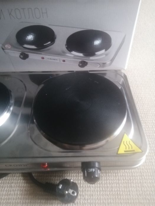 Два броя двоен електрически нови електрически котлони.