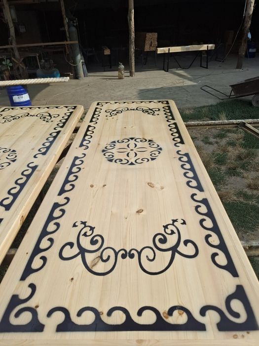 Dachni stol va stul.2×80.170×70.Zakaz olamiz.