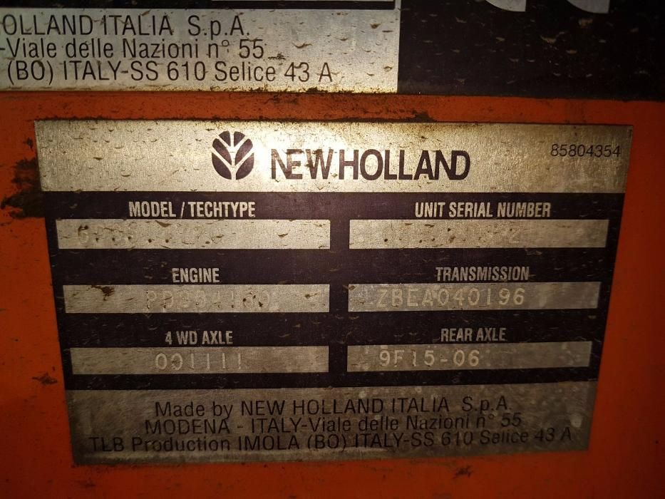 Buldoexcavator Fiat Hitachi FB110, dezmembrez