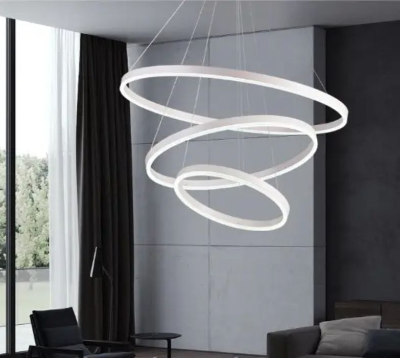 Люстра  диодная 3 кольца