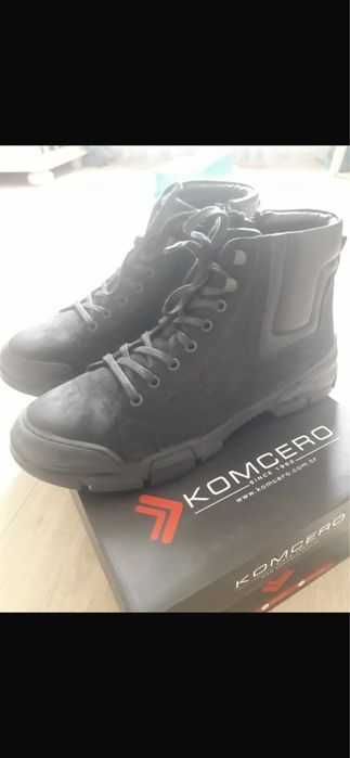 Новые осенние ботинки фирмы Komcero, размер 43, кожа/нубук, Турция