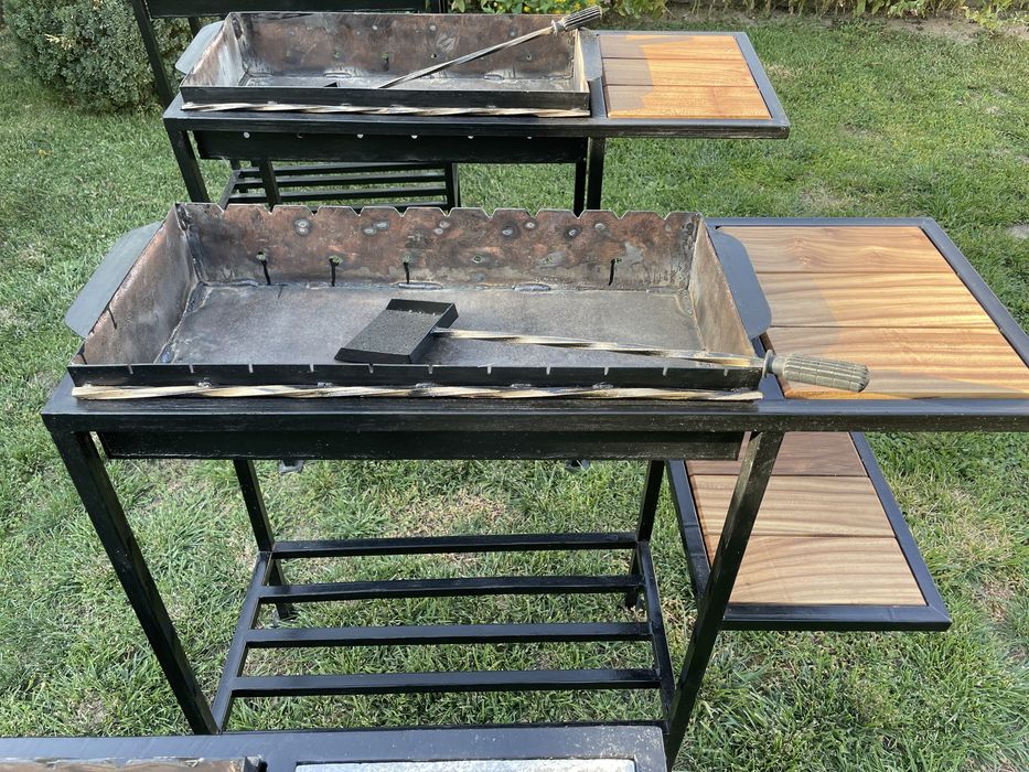 Мангал в стиле лофт.