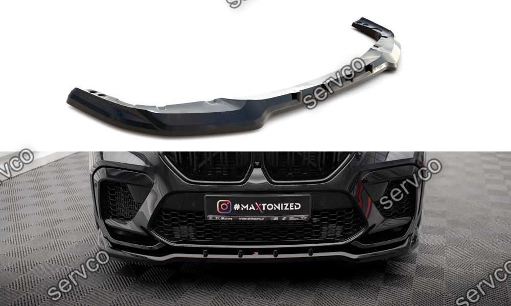 Prelungire splitter bara fata Bmw X6 M F96 2020- v1 - Maxton Design