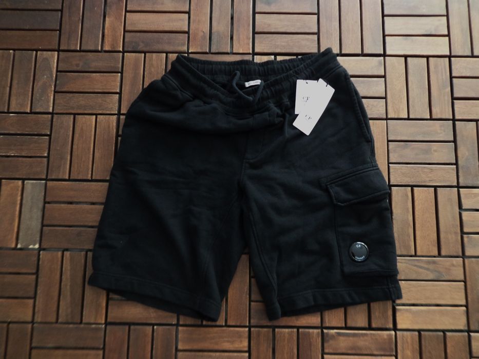 Мъжки къси панталони CP Company Diagonal track Shorts Black