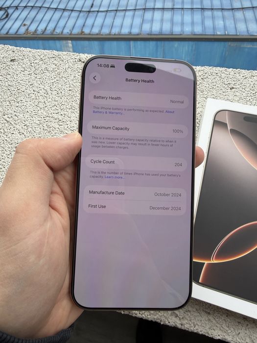 Apple iPhone 16 pro Max Gold -256 GB -liber de retea