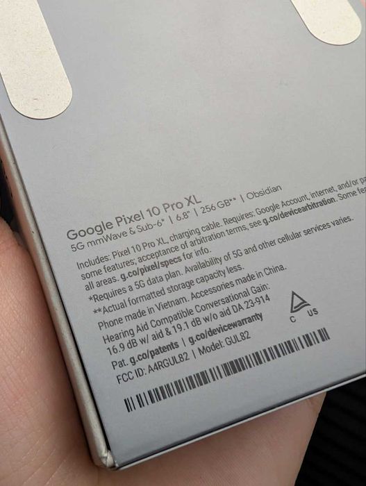 Google Pixel 10 Pro XL (256gb) Obsidian Black