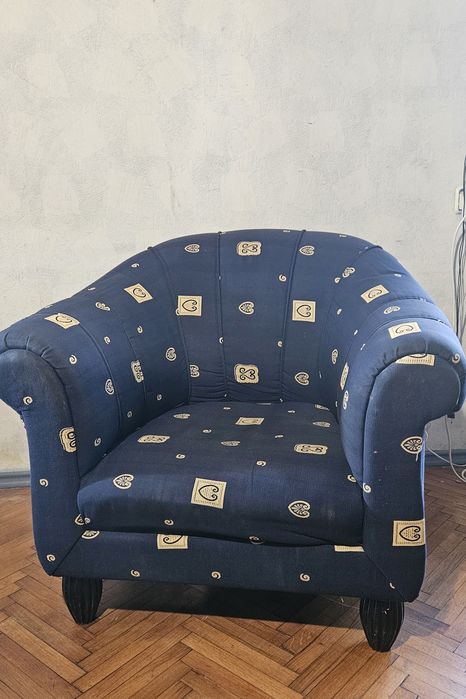 Мебели антикварни - диван, фотьойли /2 бр./ и лежанка