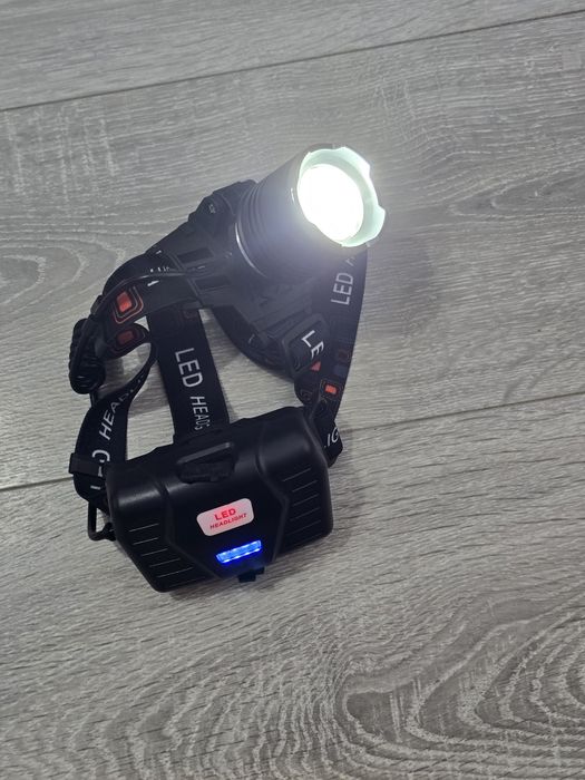 Lanternă frontală LED SIDARK, 120000 LUX, acumulator 9000mAh