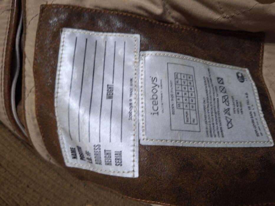 Мъжко яке XLестествена кожа с вътршен елек