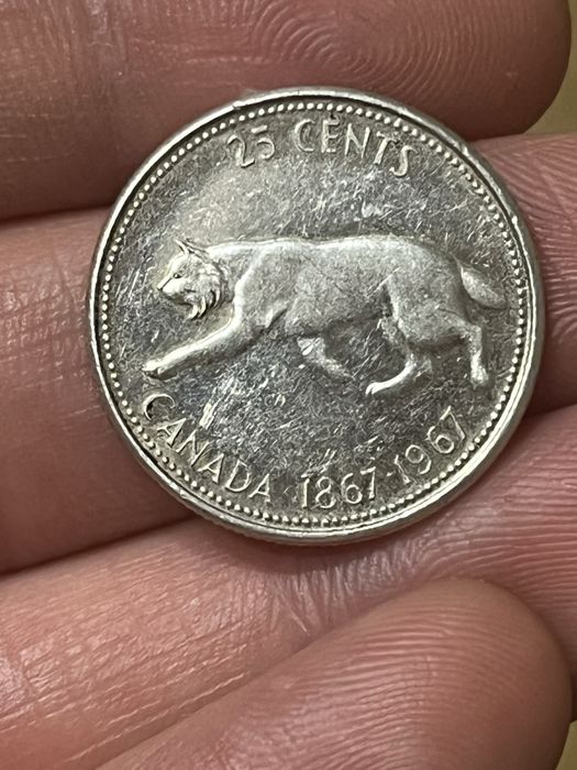 Сребърни 25 канадски цента