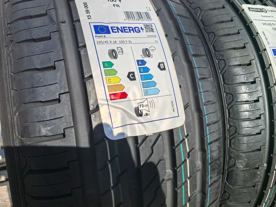 245/45/18 Поинт Ес ДОТ 2024 г - ЧИСТО НОВИ - Товарен индекс 100
