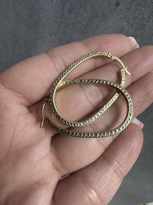 Золотые серьги проба 585