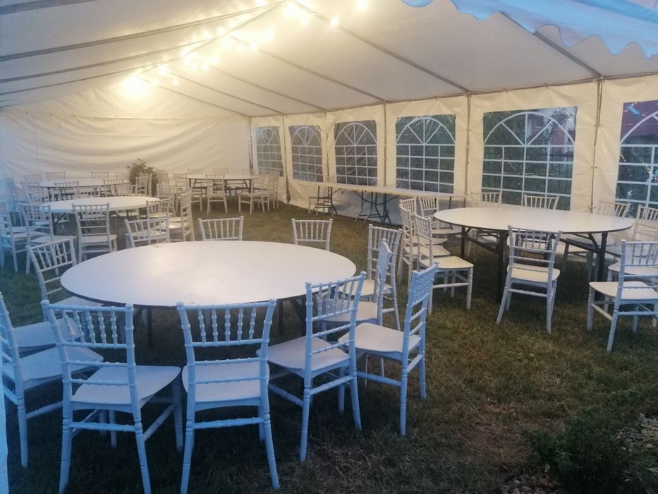 Închiriez Cort/Corturi Scaune Mese