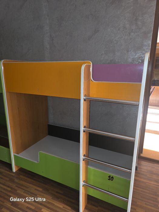 Детский мебель двухместный  кровать