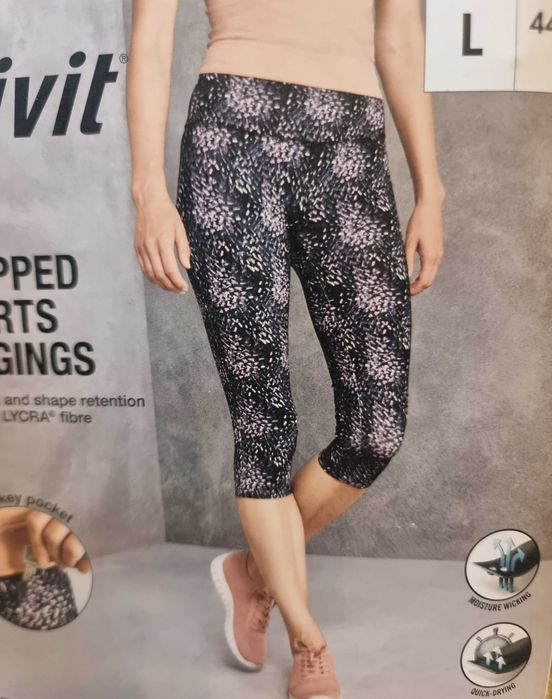 Colanti sala, pantaloni fitness trei sferturi , marimea L