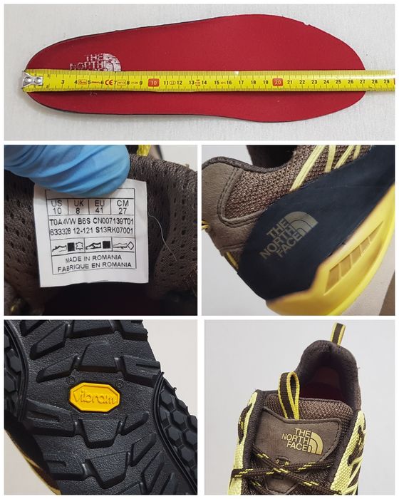 Ghete The North Face Verto Plasma Vibram, piele naturală, Nr. 41 EU
