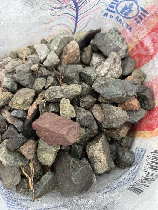 Щебень в мешках 400тг мешок