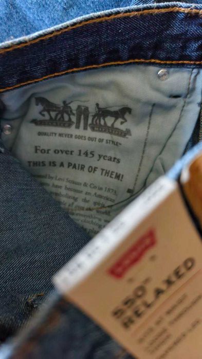 Новые мужские фирменные джинсы Levi's из Америки.