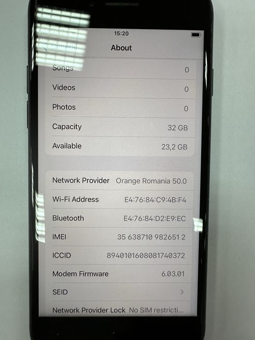 iPhone 7 - 32 GB, impecabil cu accesorii originale