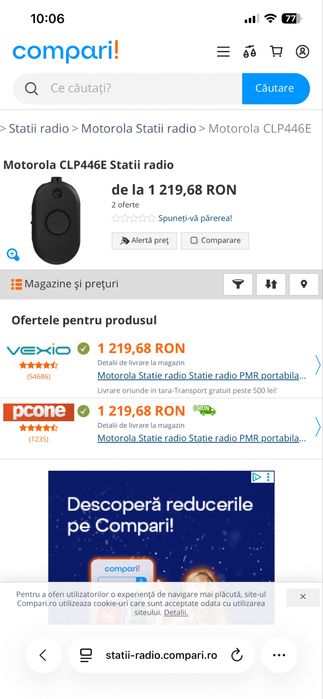 Motorola CLP446e stație emisie recepție
