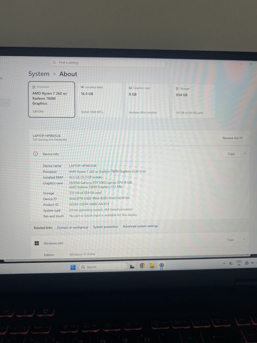 Leptop asus tuf