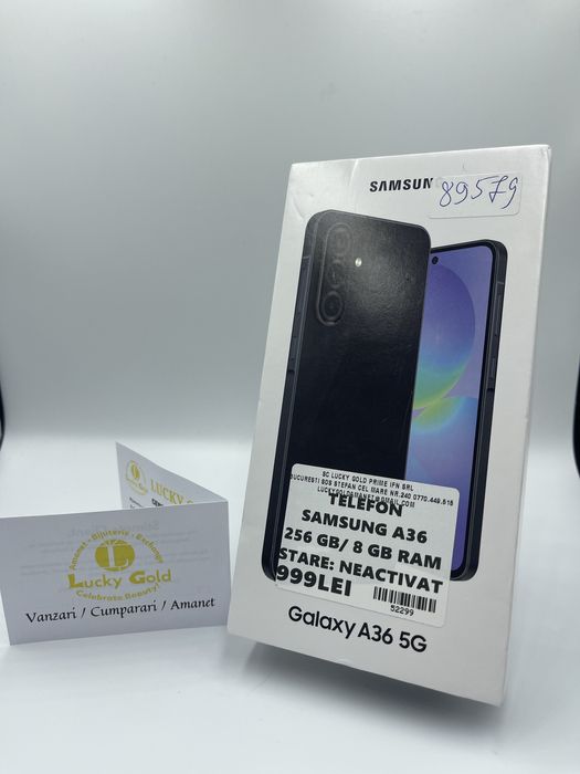 Samsung A36 Sigilat 256GB / 8GB RAM FACTURA/GARANTIE #52299