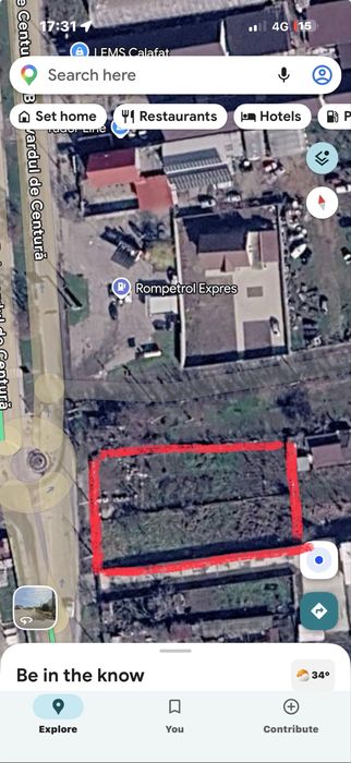 Teren de vanzare in Mun Calafat Bdul de centura