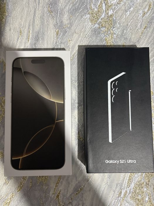 iPhone 16 Pro Max 512GB și Samsung Galaxy S25 Ultra 5G 512GB – Sigilate, Libere de rețea