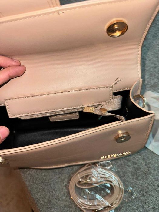 Geanta Jacquemus Le Grand Bambino Crem