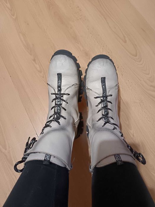 Дамски зимни боти "PONKI"от естествена кожа