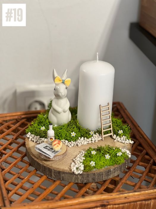 Ръчно изработени свещи от естествени материали - различни модели