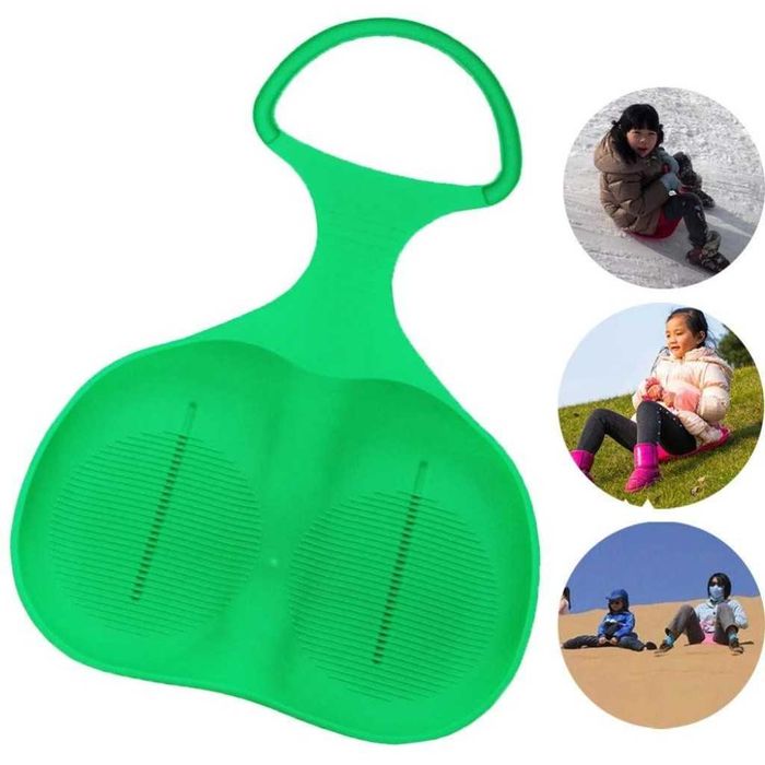 Преносима, пластмасова шейна с дръжка - цветове червен, син и зелен