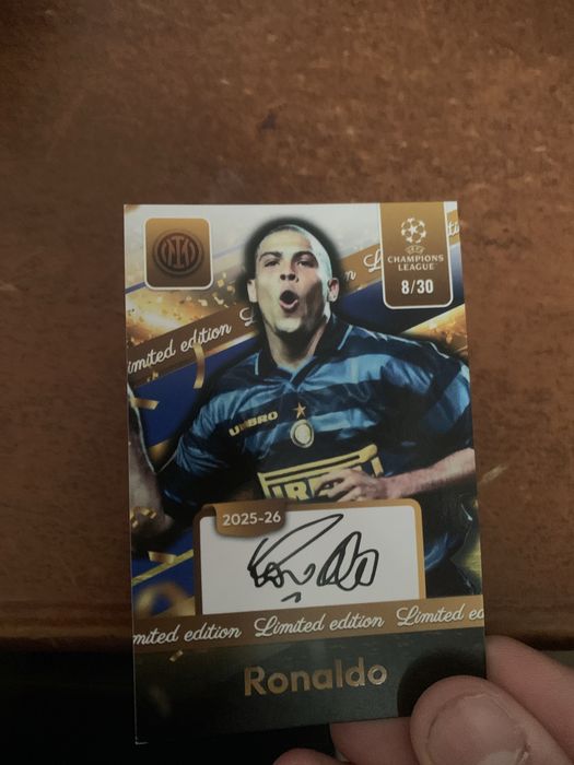 Карта с автографам