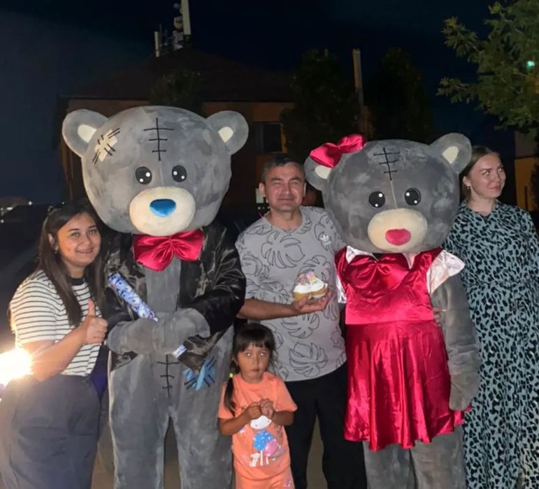 костюмы аниматора «Мишки Тедди».