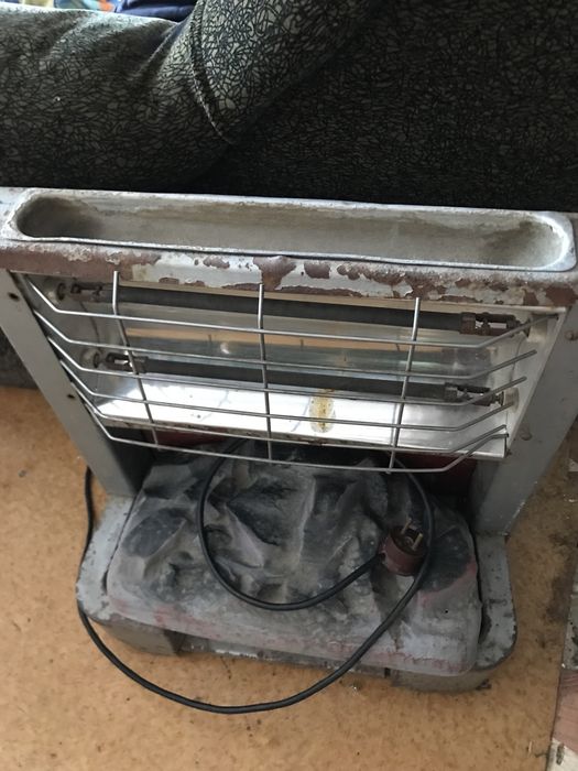 Электрокамин времен СССР