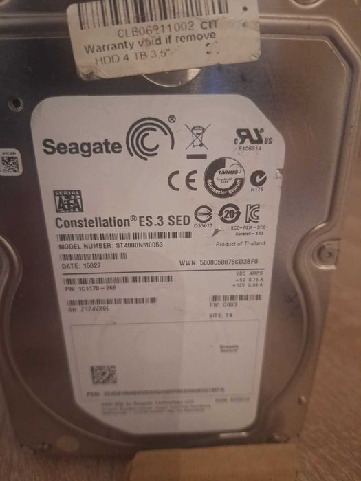 Seagate Constellation ES.3 SED 4TB