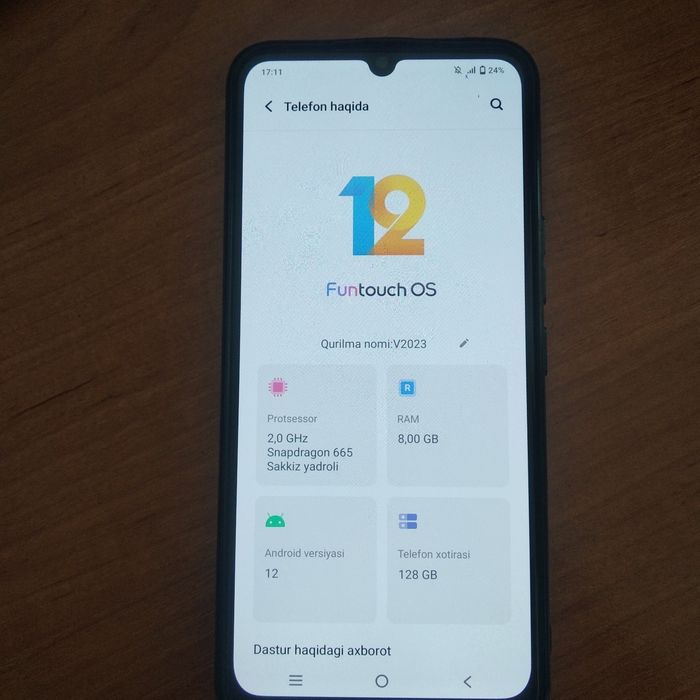 Vivo v 2023  sotiladi