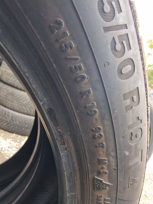 Anvelope 215/50R19 marca Continental, M+S, DOT 2023, 7.5 mm