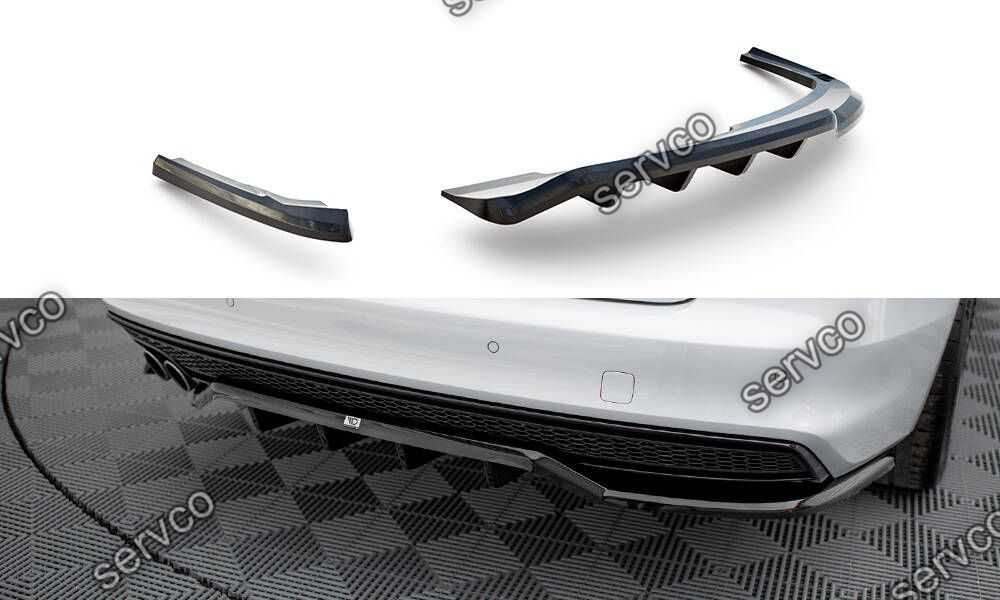 Prelungire bara spate Audi A4 Competition B8 2011-2015 v1  Maxton