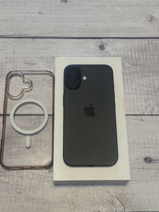 iPhone 16 Black - 128GB, 92% bateria, impecabil